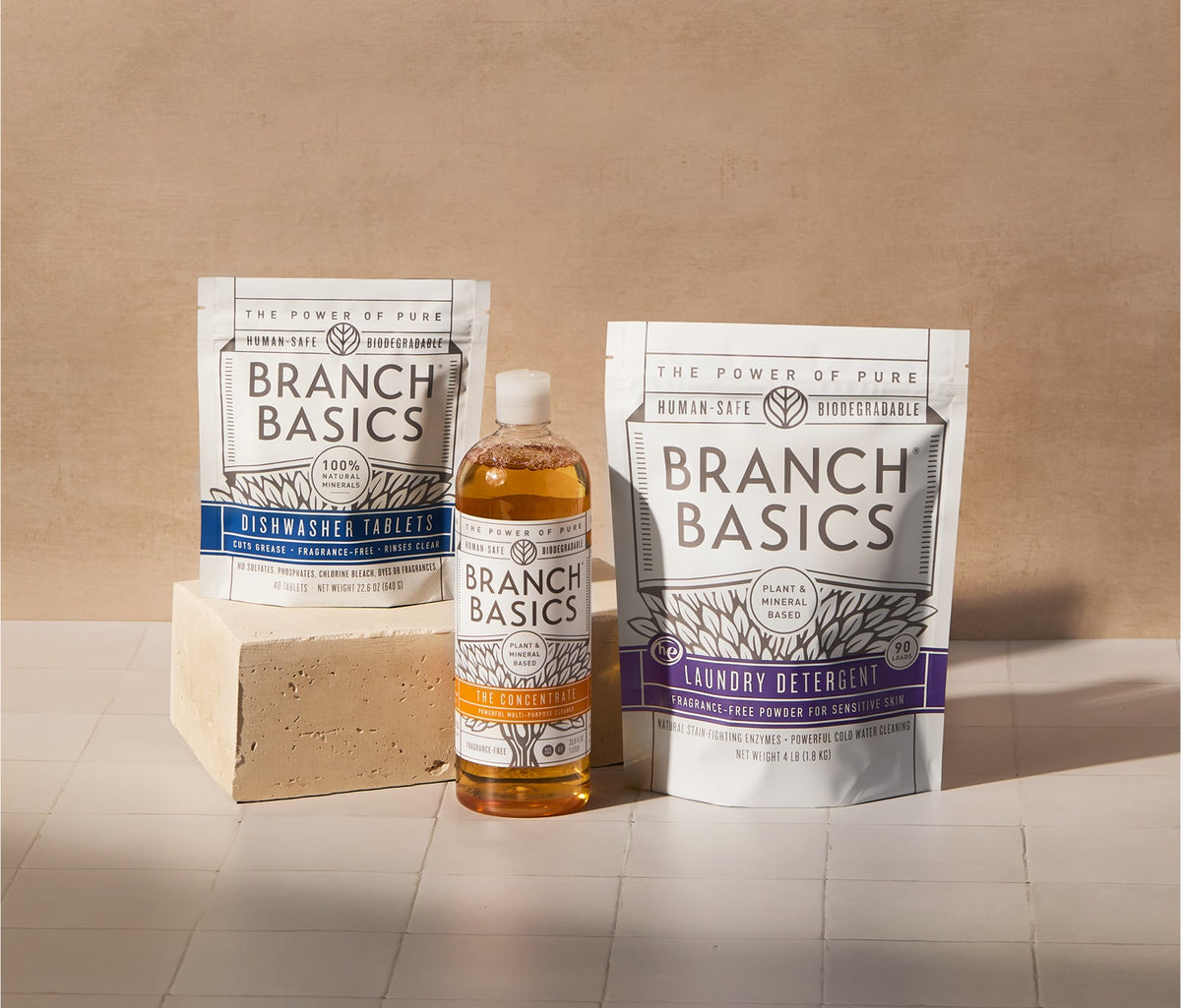 Concentrate, Laundry & Dish Tabs Product Page