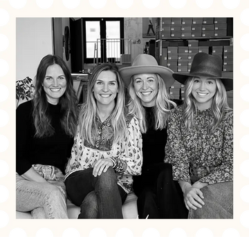 Kelly, Allison, and more of the Branch Basics team sitting together; image contained within a frame to look like a stamp.