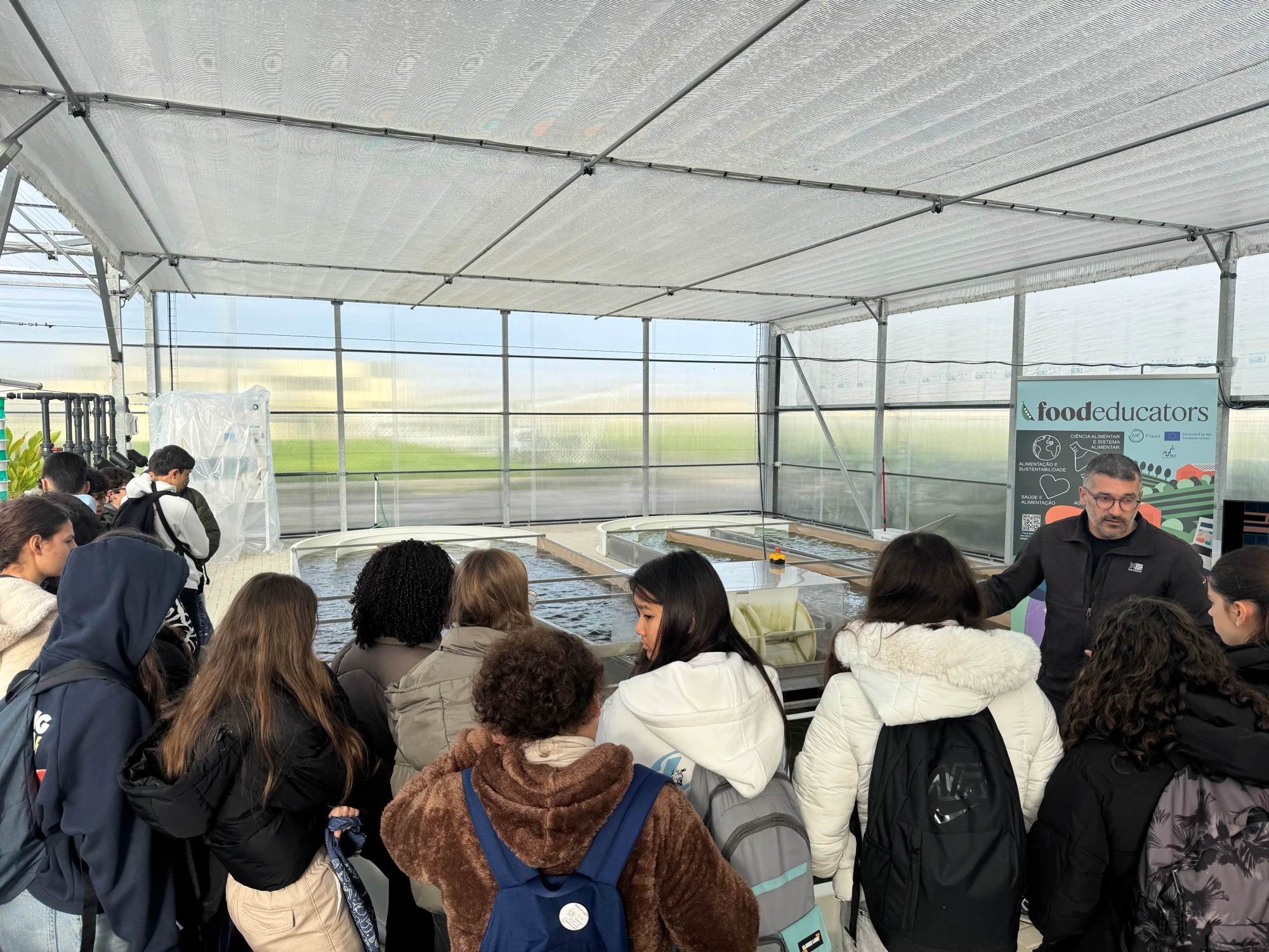 Career Days no AmpliAqua: 40 alunos a descobrir o futuro da alimentação!